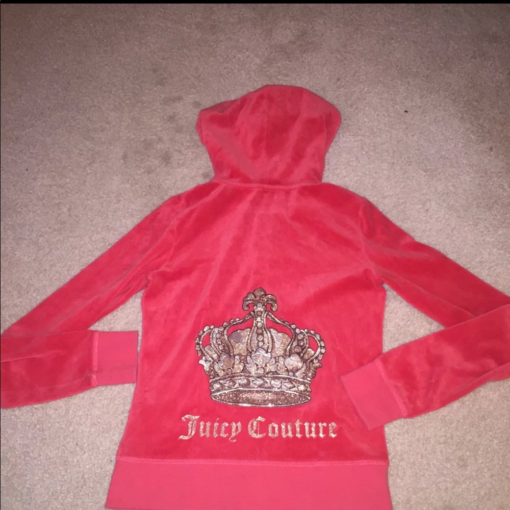 Juicy Couture Red Sweater Hoodie